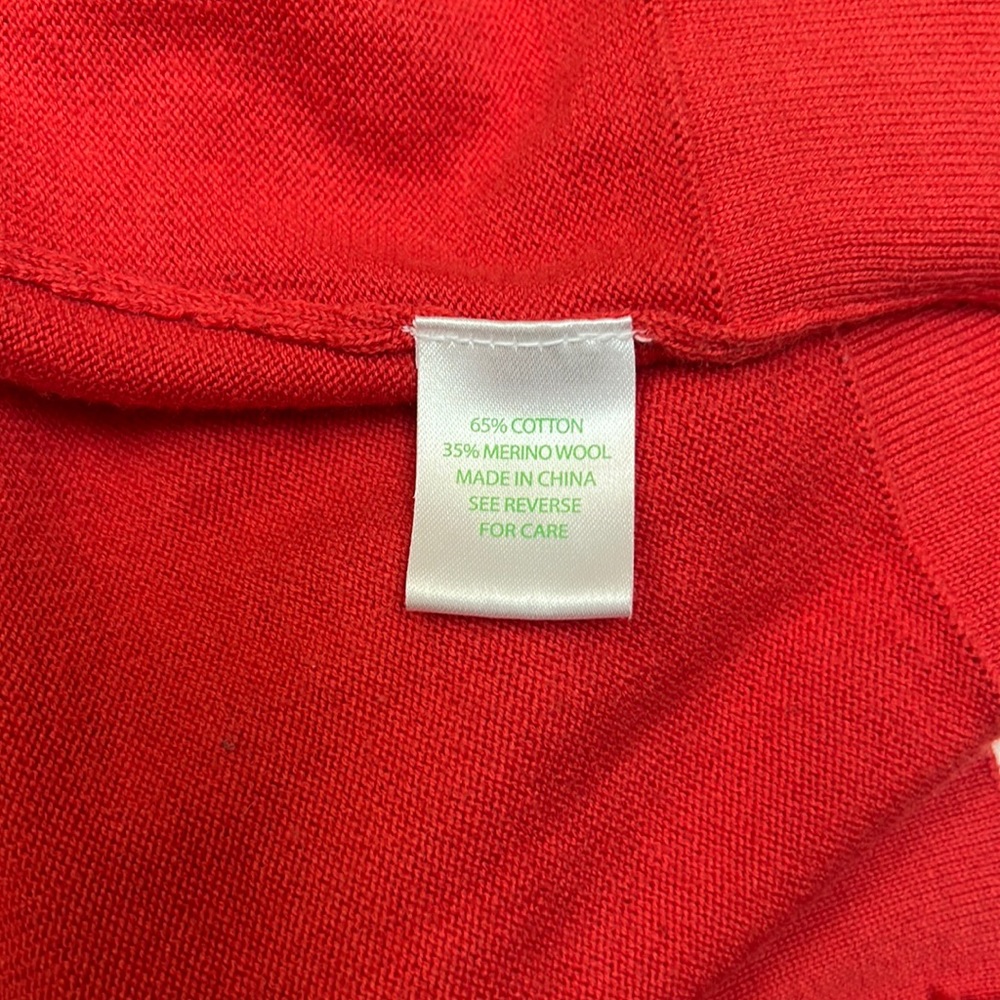 Lilly Pulitzer dark orange long cardigan with belt, XS - Picture 4 of 5